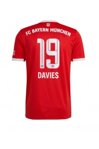 Bayern Munich Alphonso Davies #19 Fotballdrakt Hjemme Klær 2022-23 Korte ermer